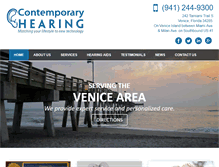 Tablet Screenshot of contemporaryhearing.com